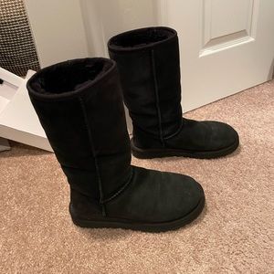 Black UGG high boots
